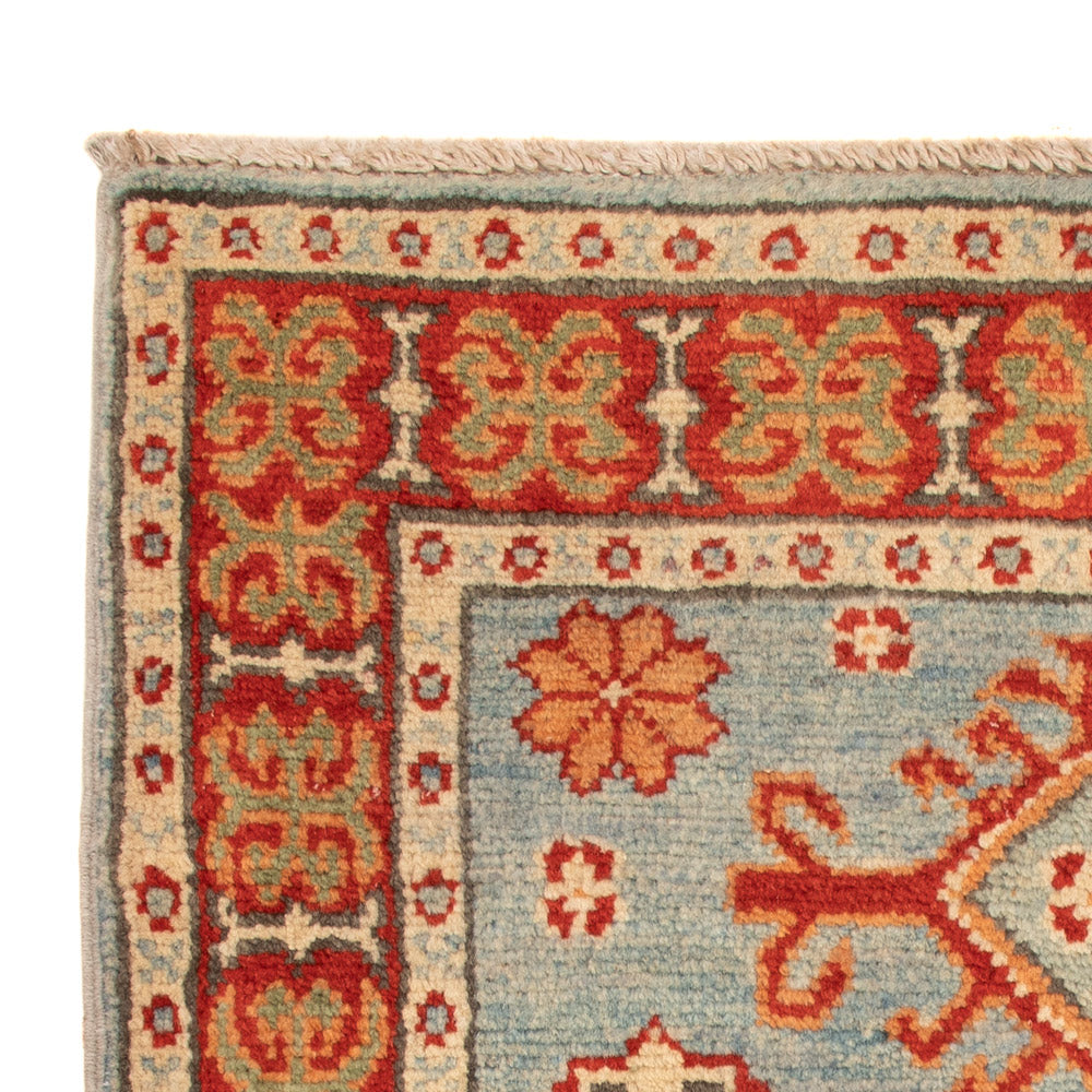 Ziegler Teppich - Kazak - 86 x 62 cm - hellblau