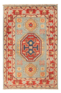 Ziegler Teppich - Kazak - 87 x 58 cm - hellblau
