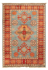 Ziegler Teppich - Kazak - 88 x 59 cm - hellblau