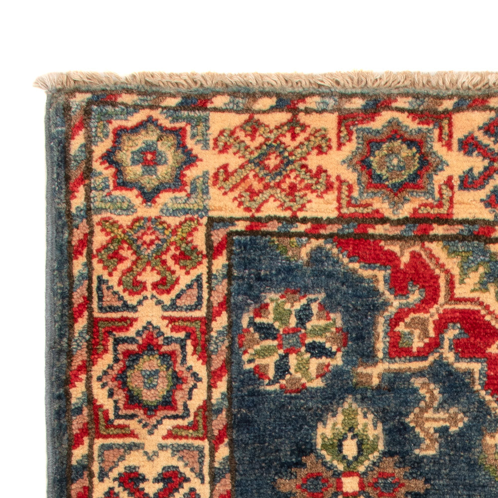 Ziegler Teppich - Kazak - 94 x 62 cm - blau