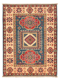 Ziegler Teppich - Kazak - 90 x 64 cm - blau