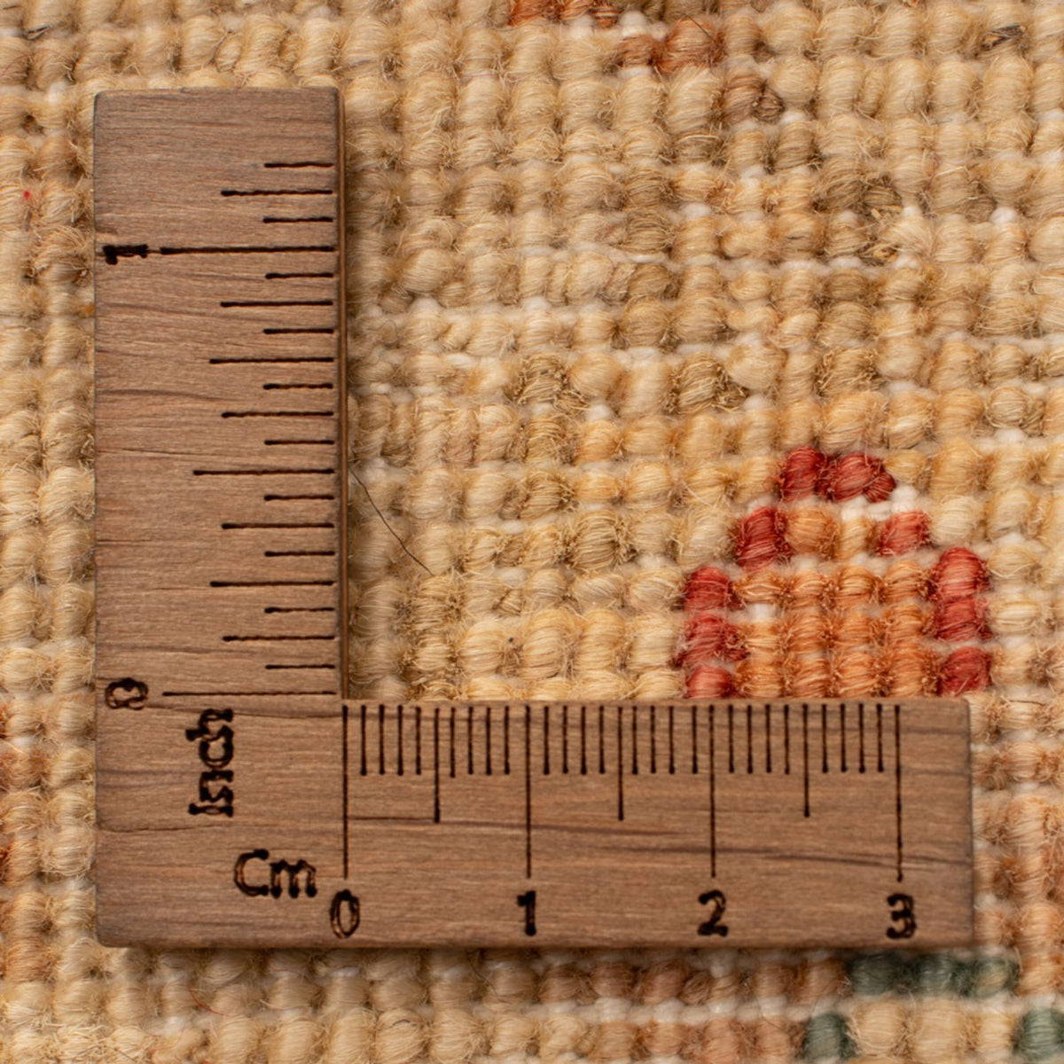 Ziegler Teppich - 62 x 51 cm - beige