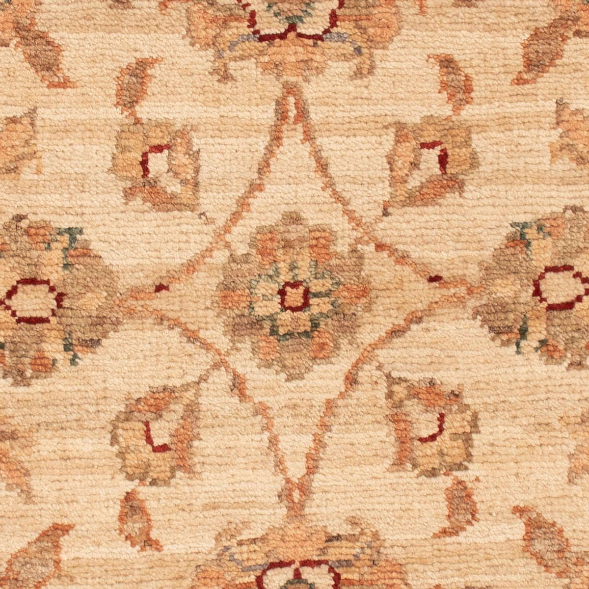 Ziegler Teppich - 70 x 49 cm - beige