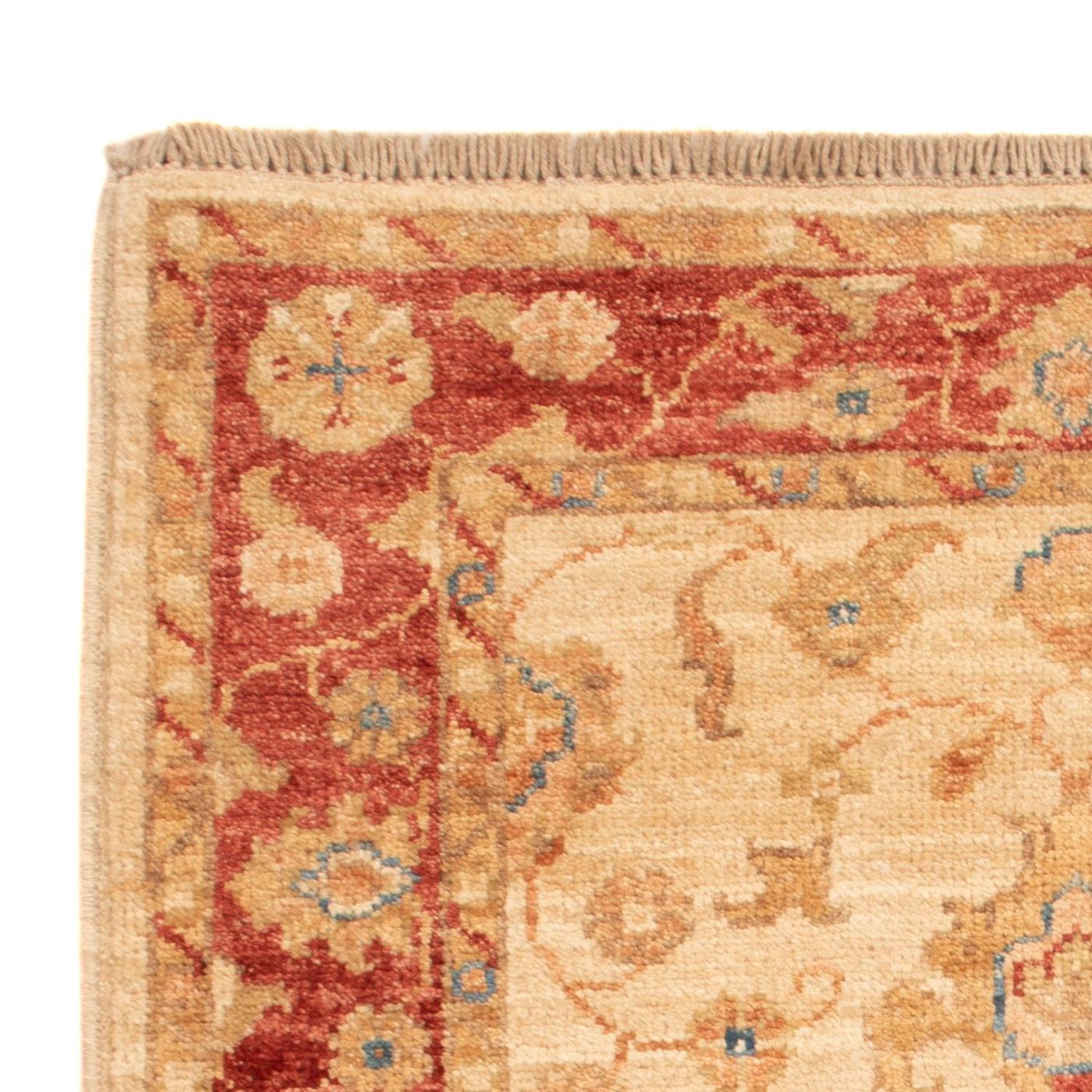 Ziegler Teppich - 92 x 62 cm - beige