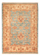 Ziegler Teppich - 90 x 67 cm - hellblau