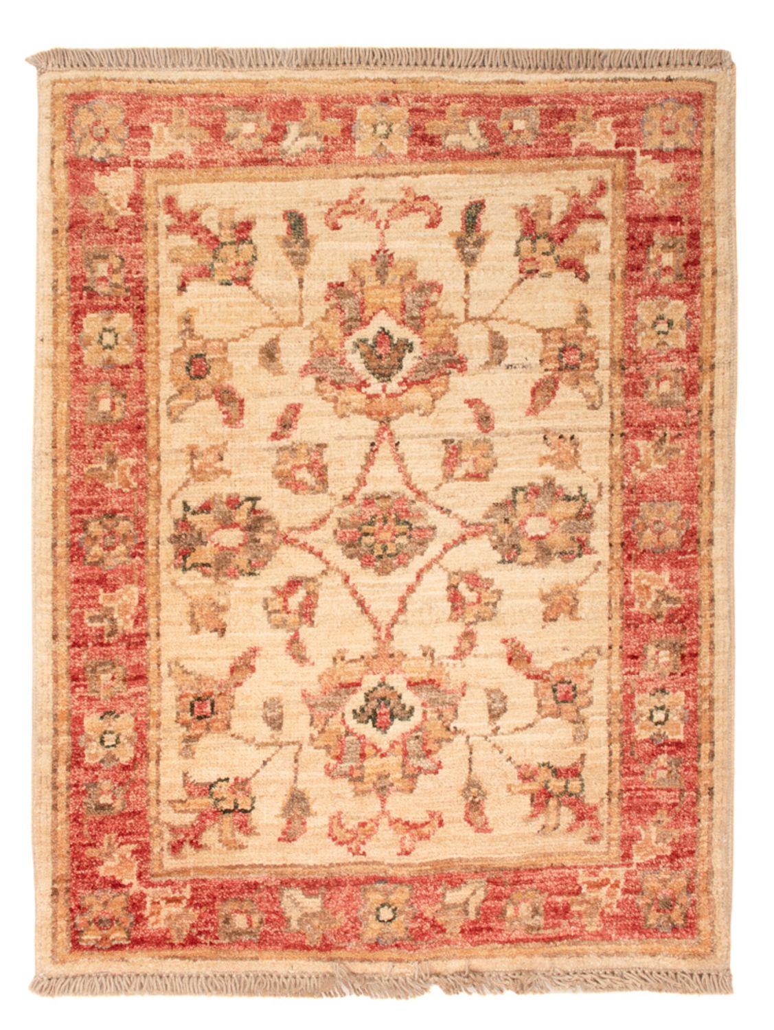 Ziegler Teppich - 68 x 53 cm - beige