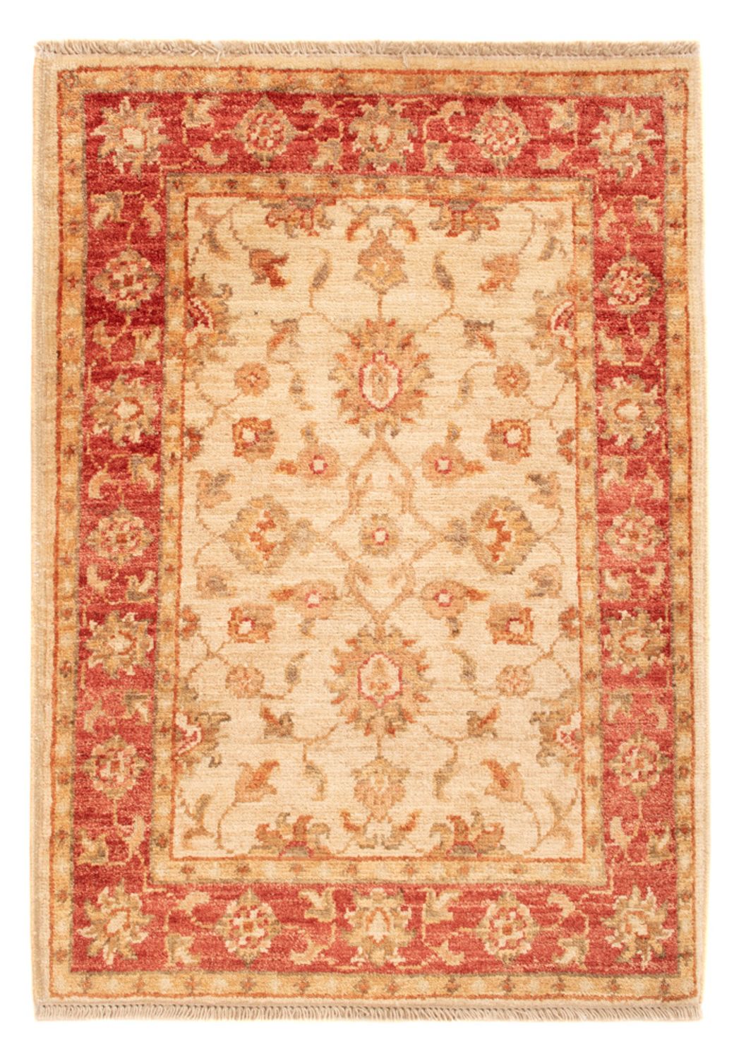 Ziegler Teppich - 88 x 60 cm - beige