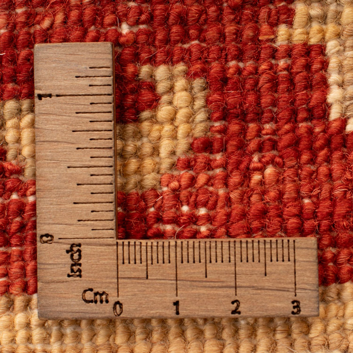 Ziegler Teppich - 73 x 54 cm - bordeauxrot