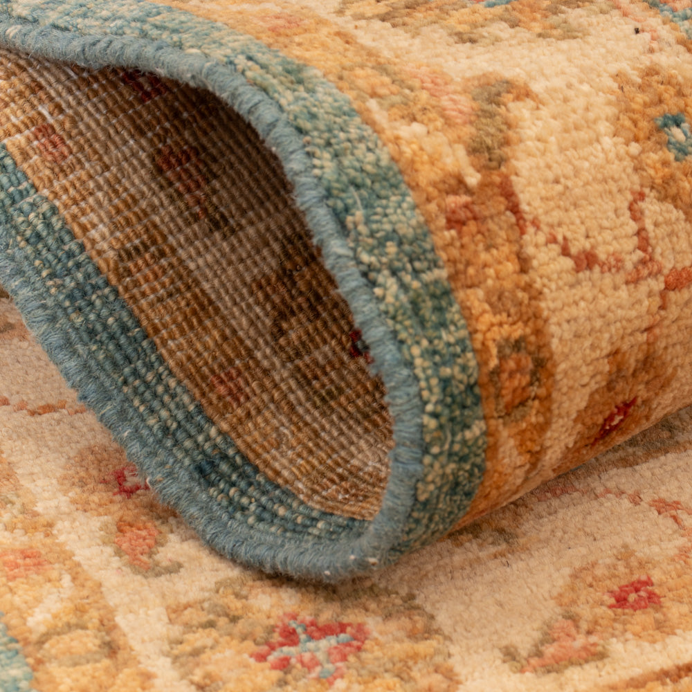 Ziegler Teppich - 90 x 60 cm - türkis