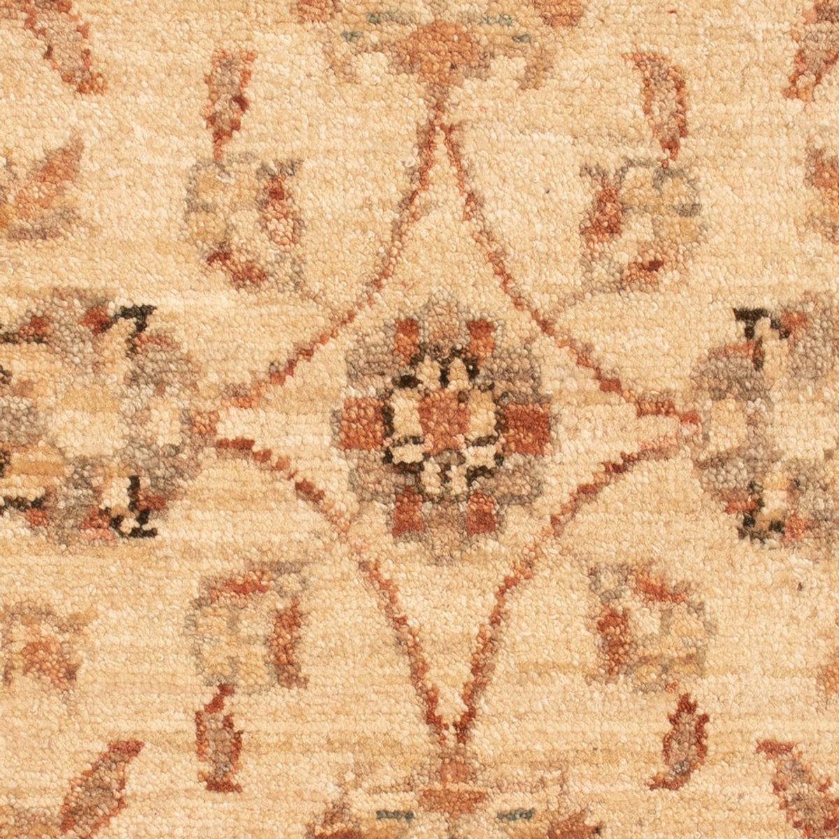 Ziegler Teppich - 73 x 51 cm - beige