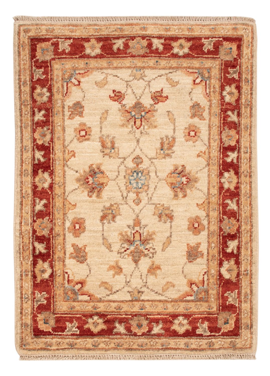 Ziegler Teppich - 70 x 51 cm - beige