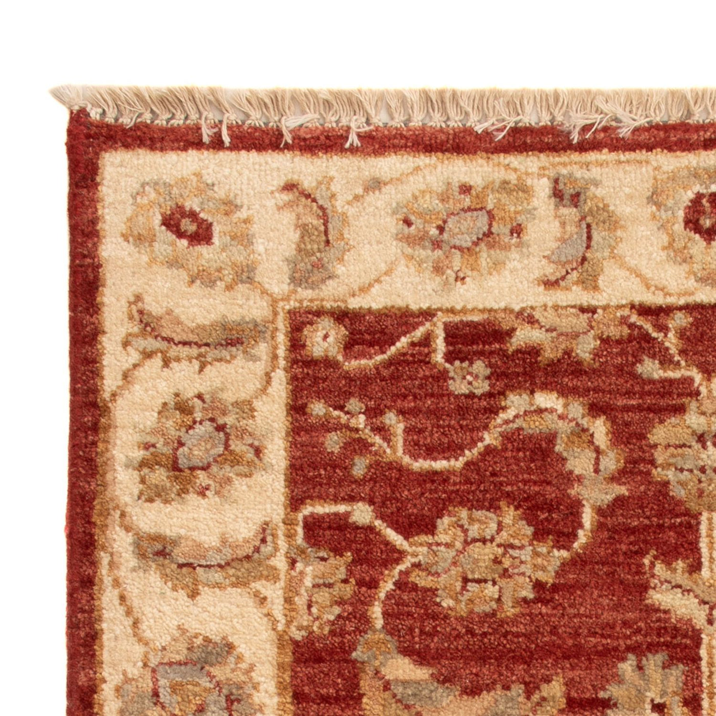 Ziegler Teppich - 90 x 60 cm - bordeauxrot