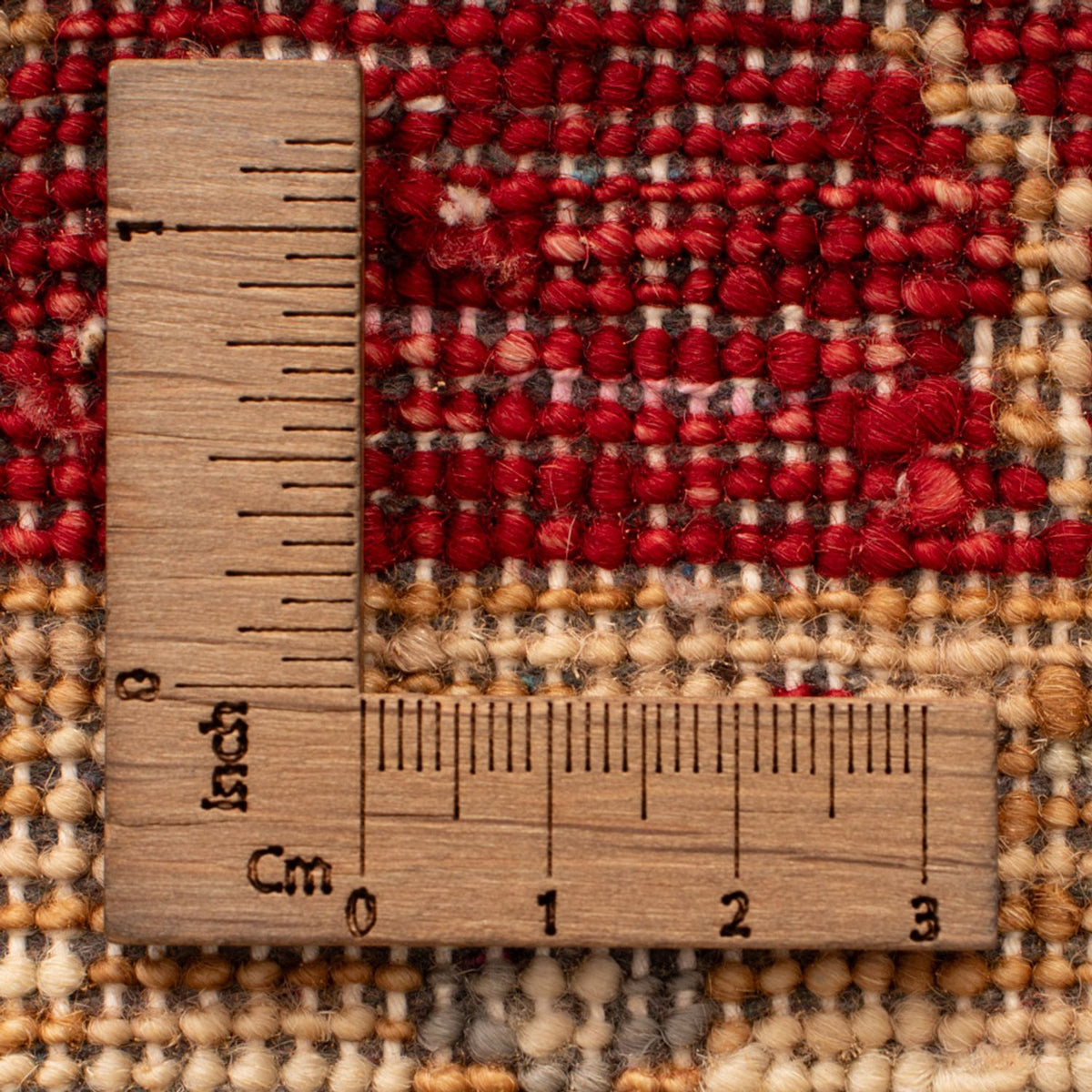 Ziegler Teppich - 90 x 60 cm - bordeauxrot