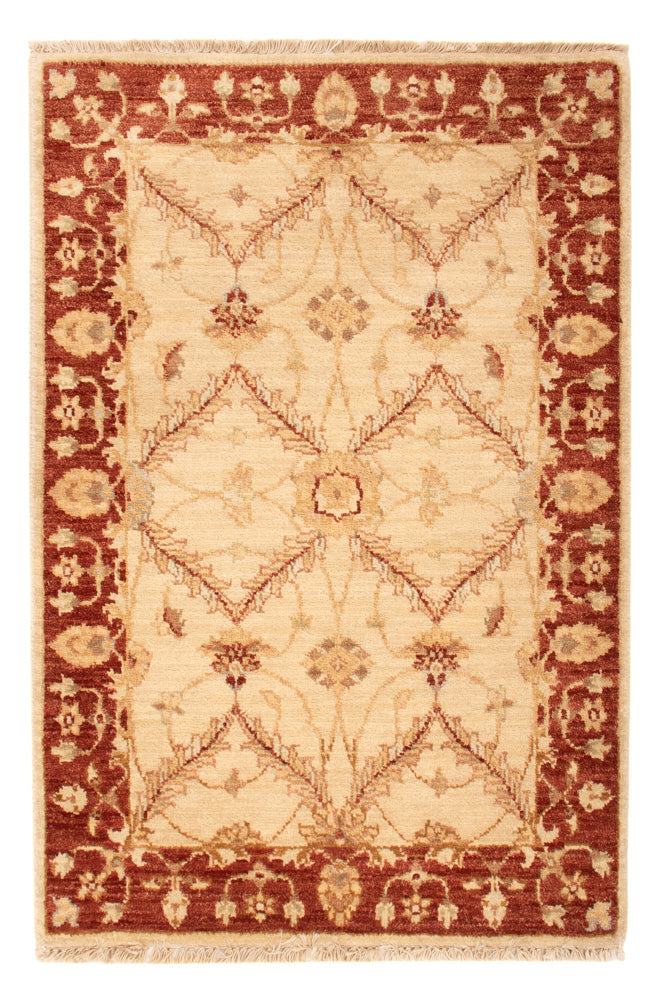 Ziegler Teppich - 90 x 60 cm - beige