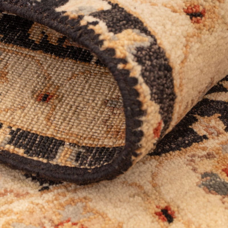 Ziegler Teppich - 90 x 60 cm - schwarz