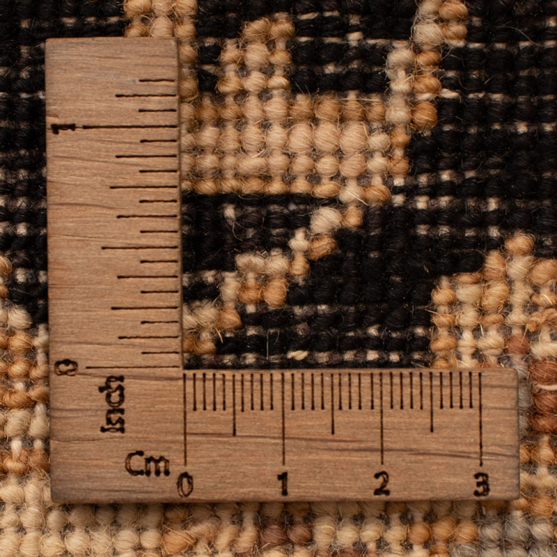 Ziegler Teppich - 90 x 60 cm - schwarz