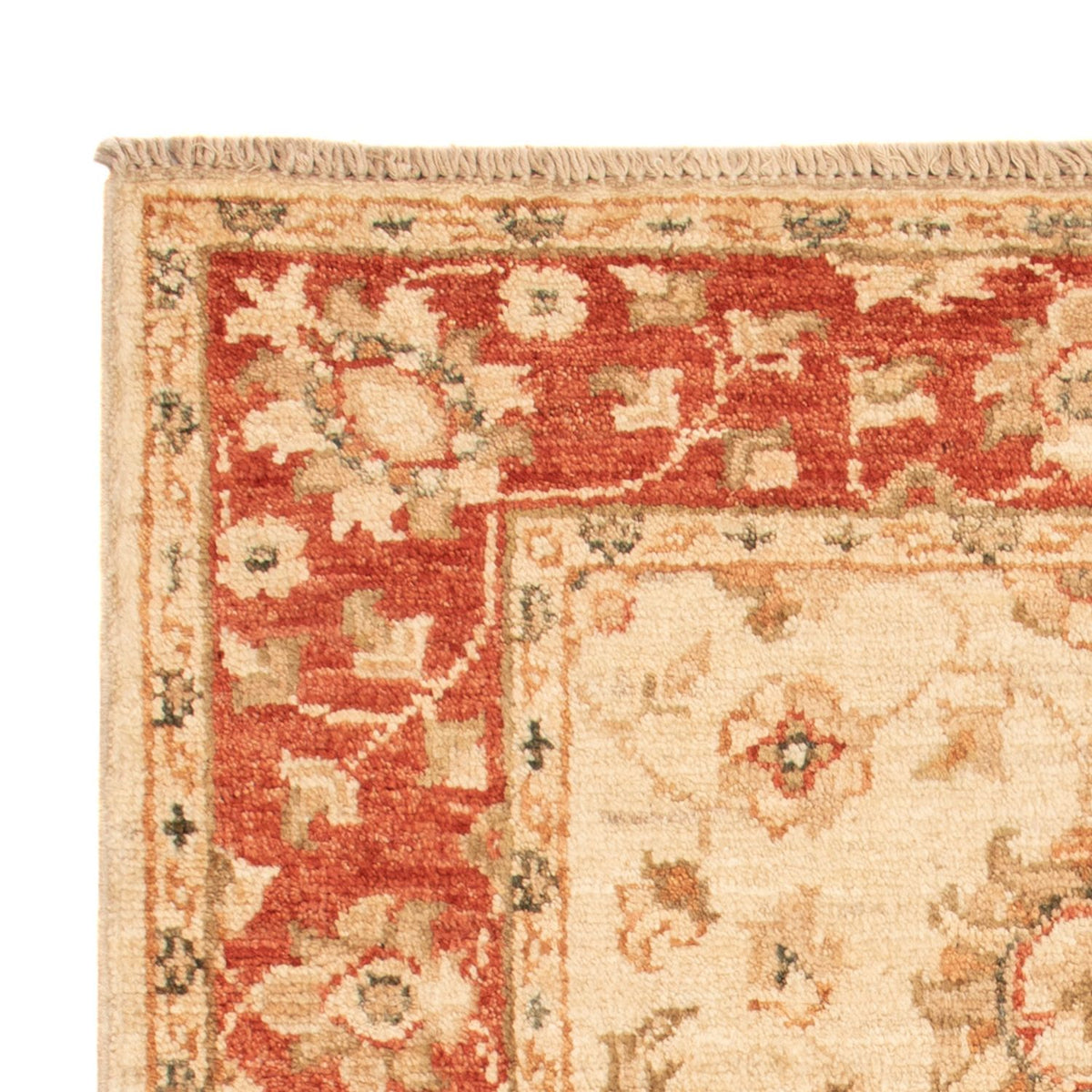 Ziegler Teppich - 90 x 58 cm - beige