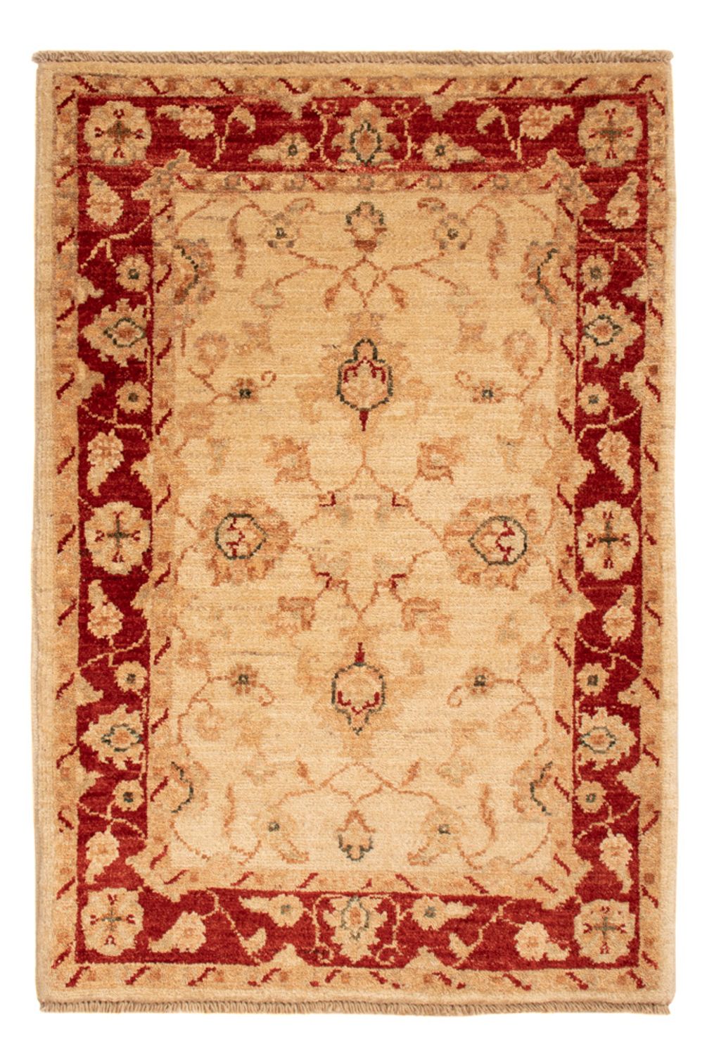 Ziegler Teppich - 91 x 63 cm - beige
