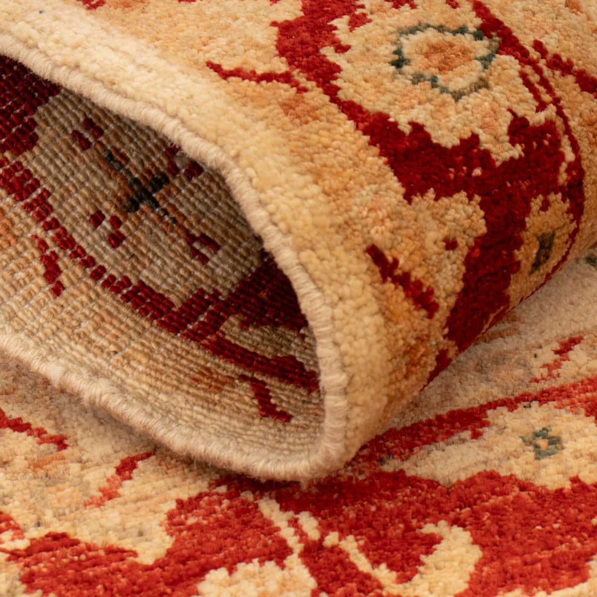 Ziegler Teppich - 91 x 63 cm - beige