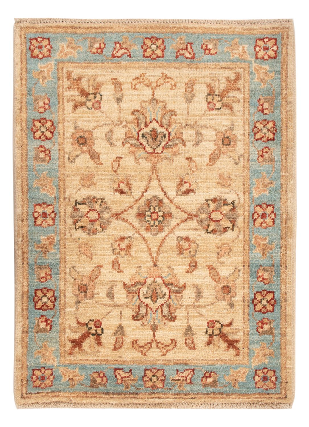 Ziegler Teppich - 74 x 55 cm - beige