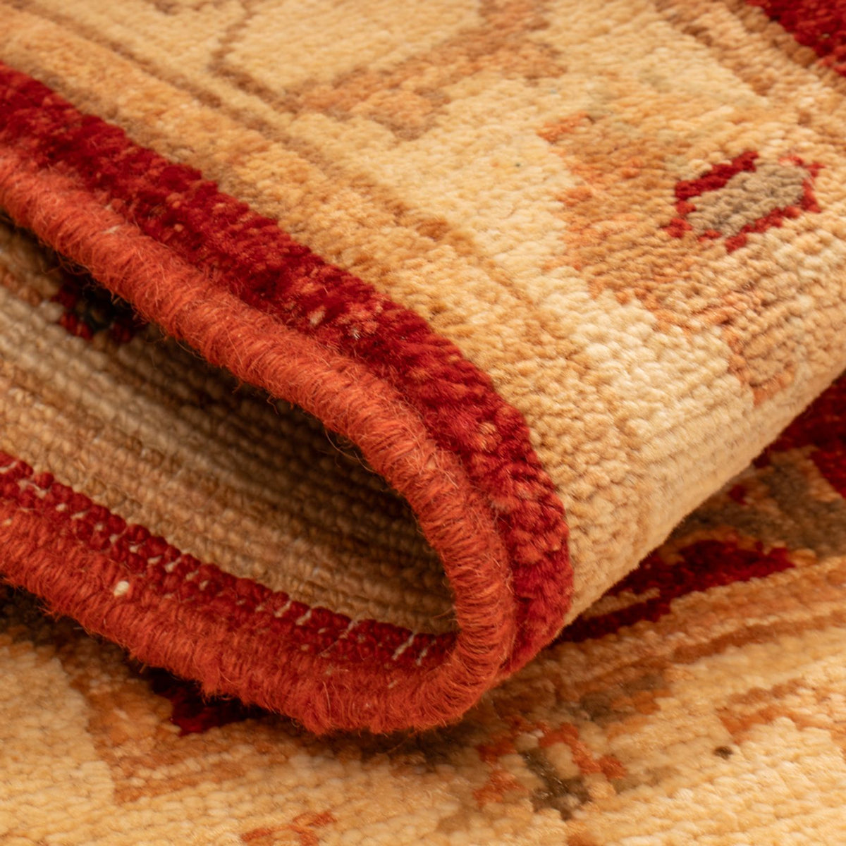 Ziegler Teppich - 70 x 53 cm - bordeauxrot