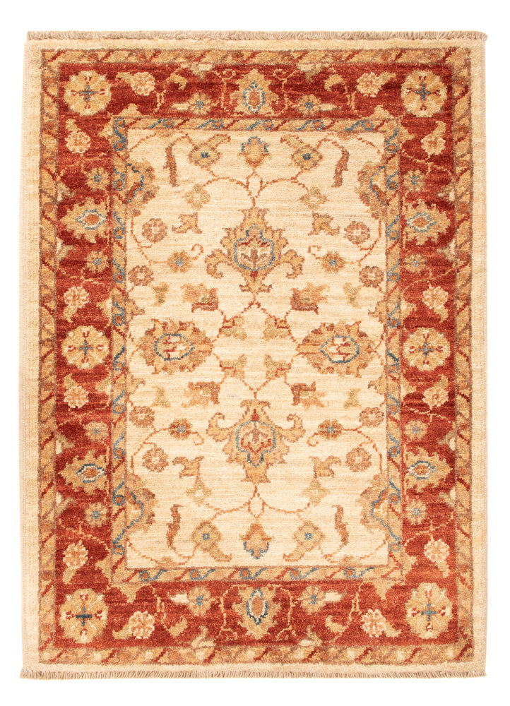 Ziegler Teppich - 85 x 62 cm - beige