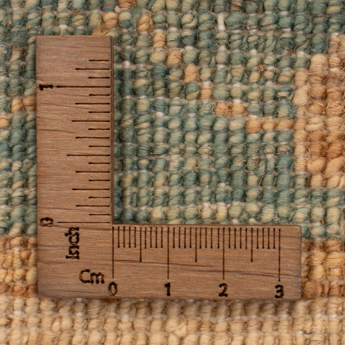 Ziegler Teppich - 70 x 49 cm - türkis