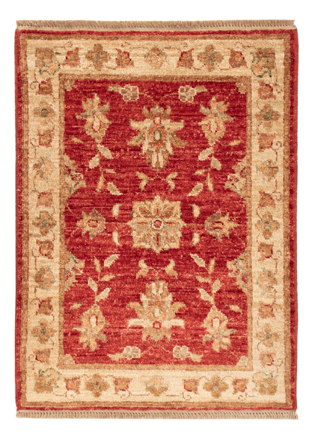 Ziegler Teppich - 68 x 50 cm - rot