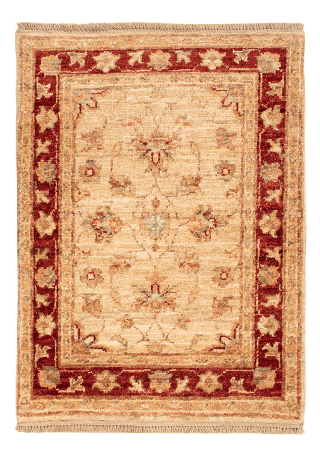 Ziegler Teppich - 68 x 50 cm - beige