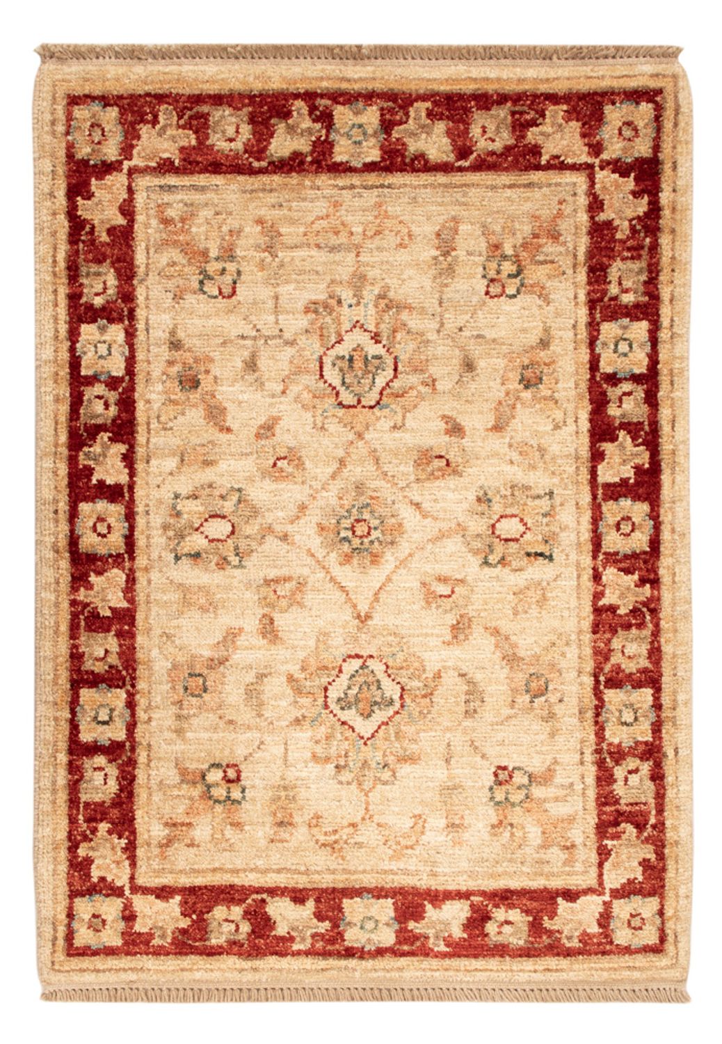 Ziegler Teppich - 70 x 51 cm - beige