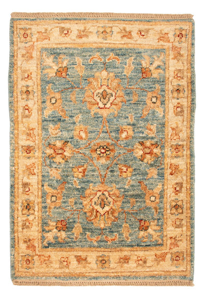 Ziegler Teppich 52x72cm - Orientteppich - türkis