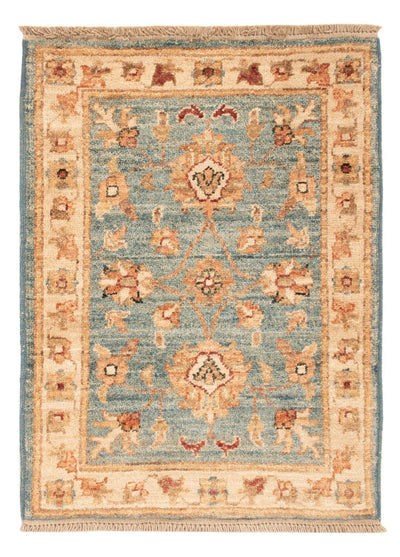 Ziegler Teppich 51x68cm - Orientteppich - türkis