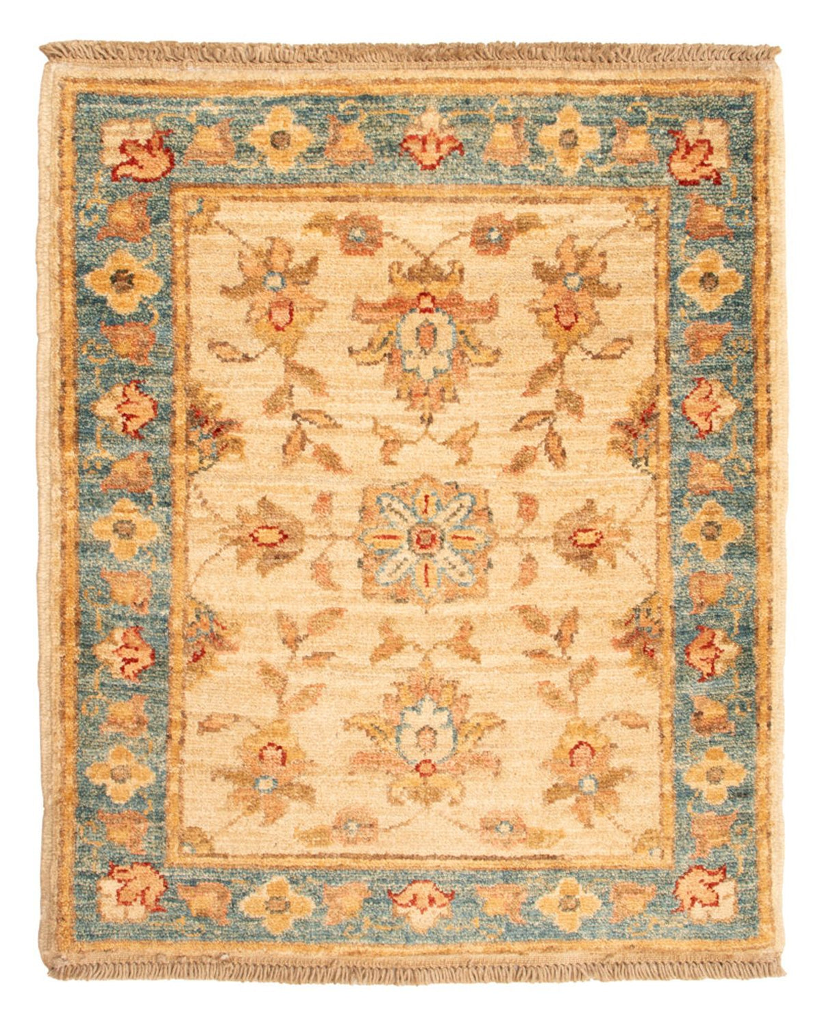 Ziegler Teppich - 64 x 51 cm - beige