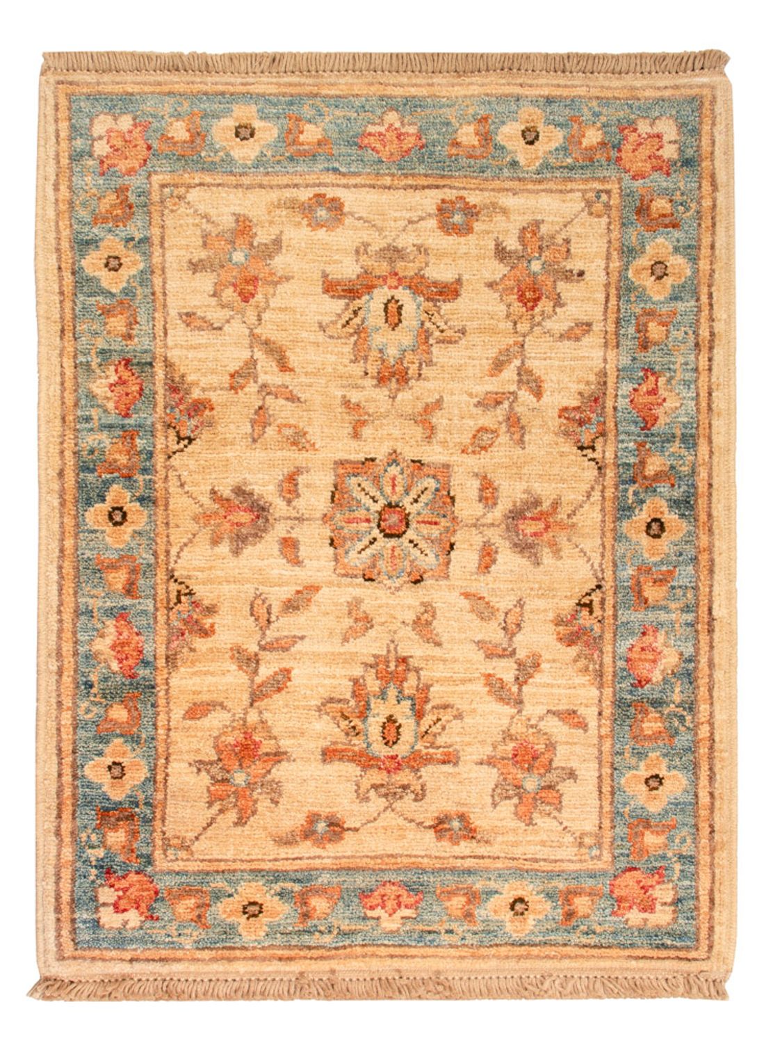 Ziegler Teppich - 69 x 50 cm - beige