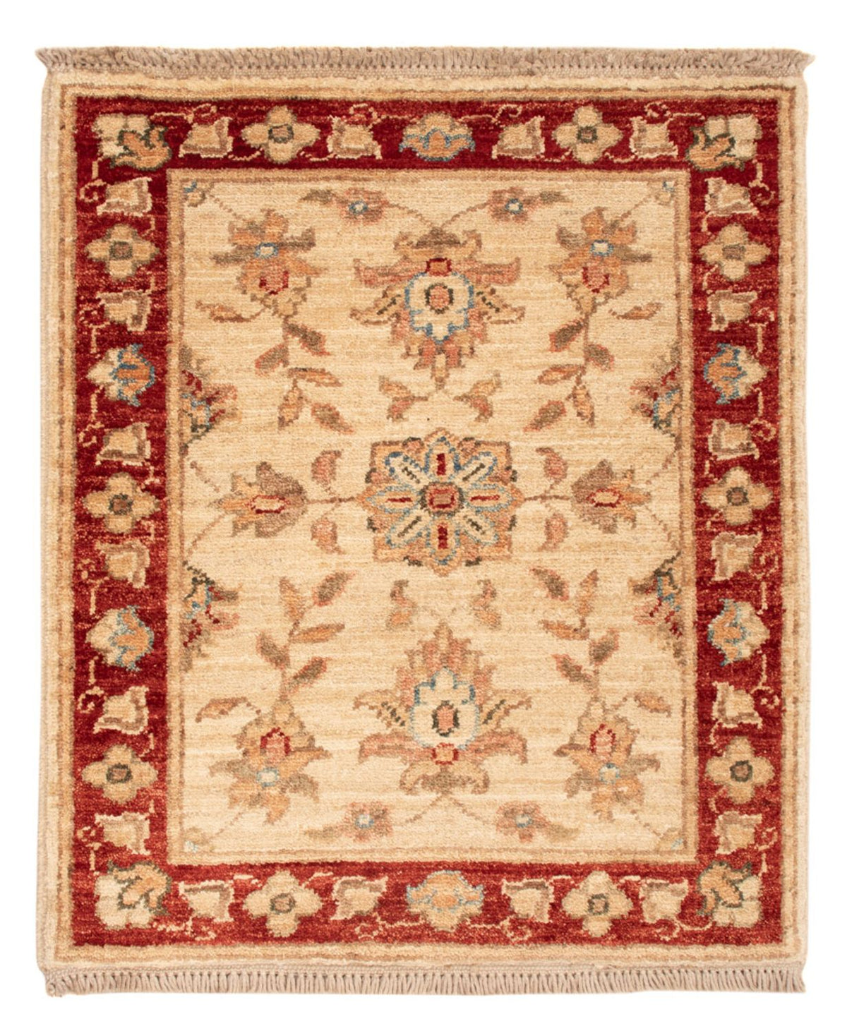 Ziegler Teppich - 61 x 51 cm - beige