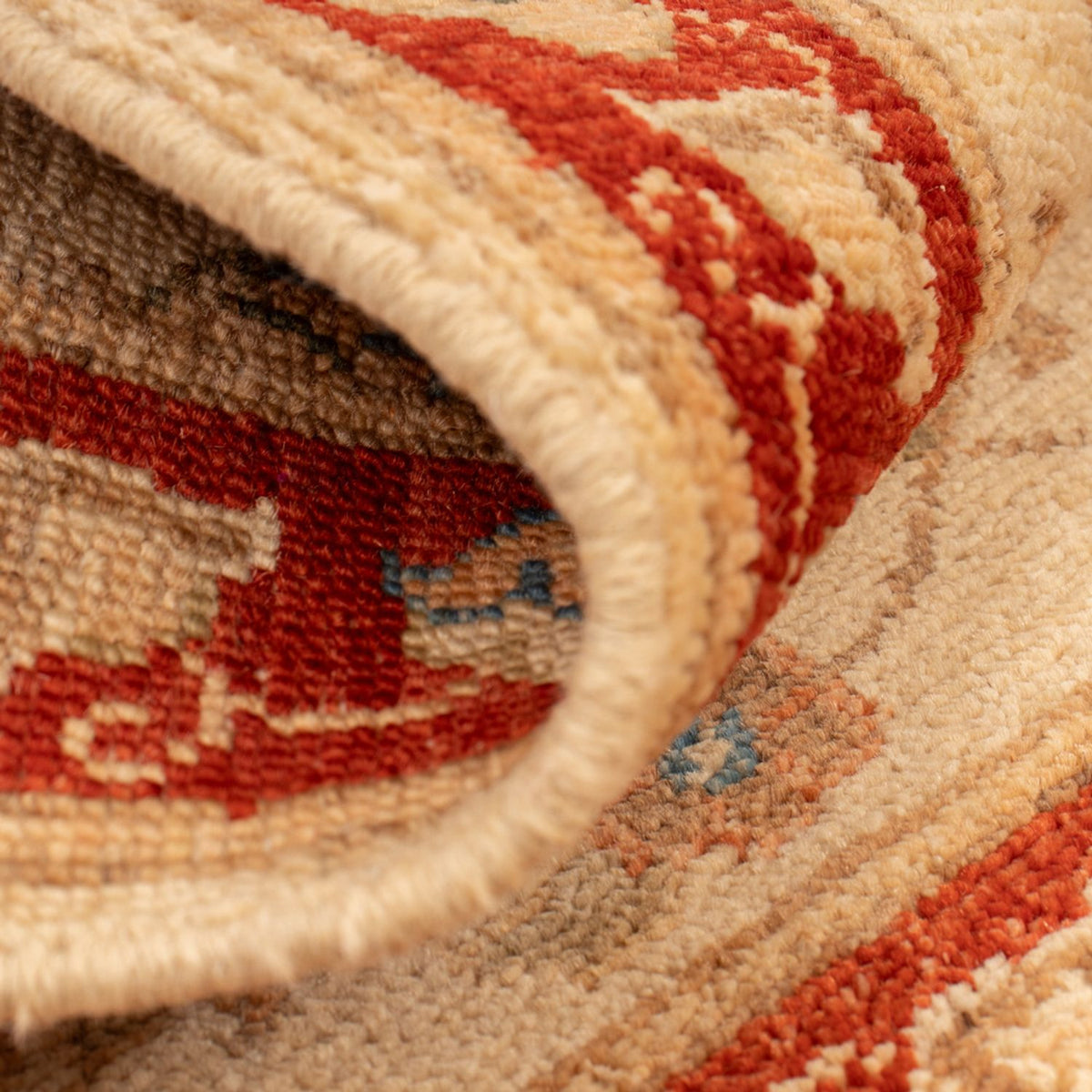 Ziegler Teppich - 61 x 50 cm - beige