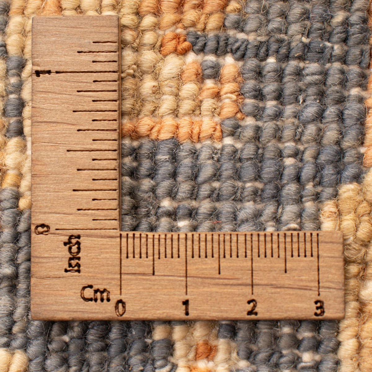 Ziegler Teppich - 70 x 54 cm - petrolblau