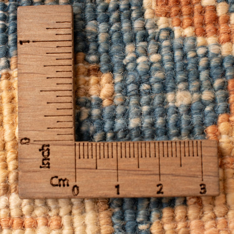 Ziegler Teppich - 67 x 50 cm - petrolblau