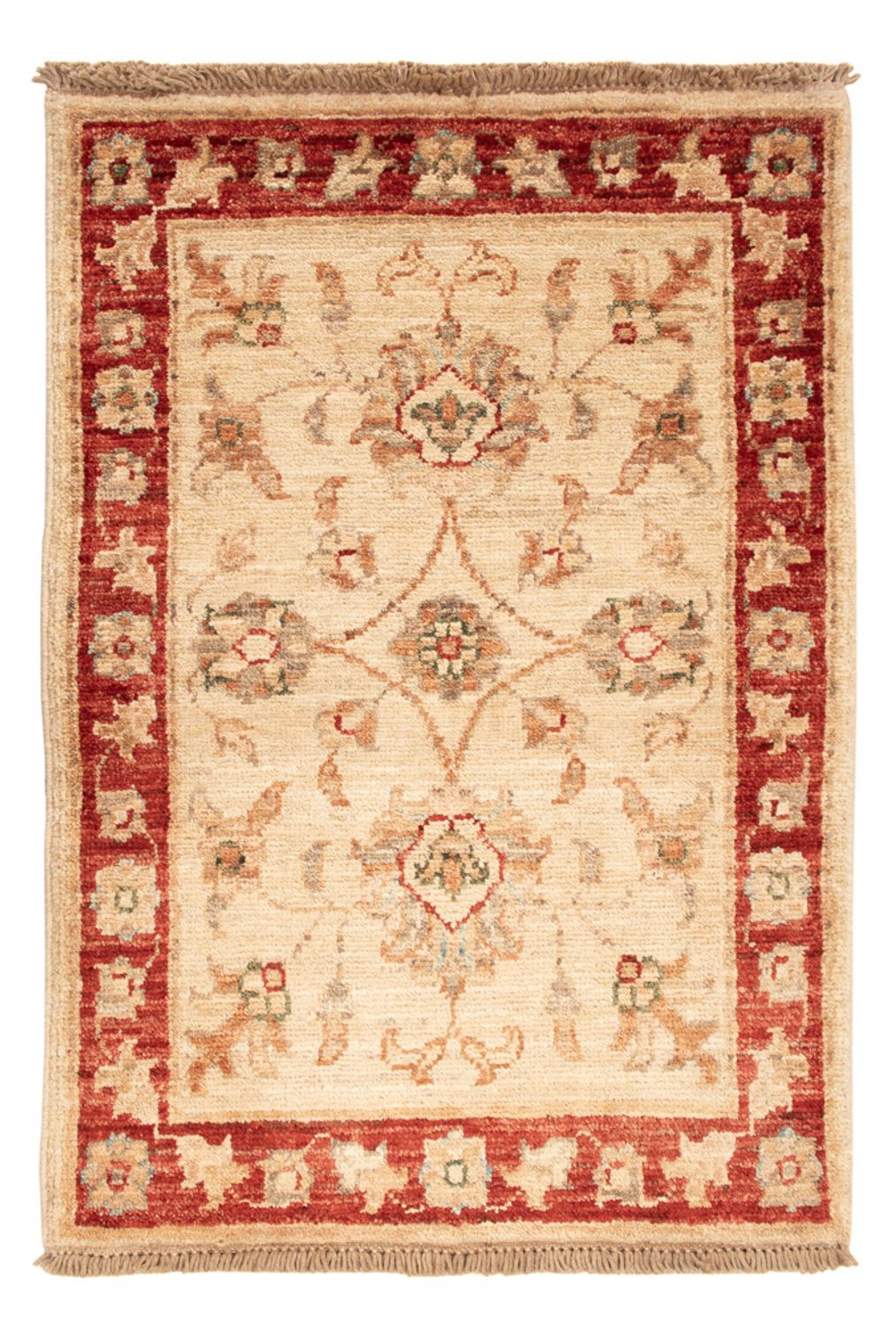 Ziegler Teppich - 73 x 51 cm - beige