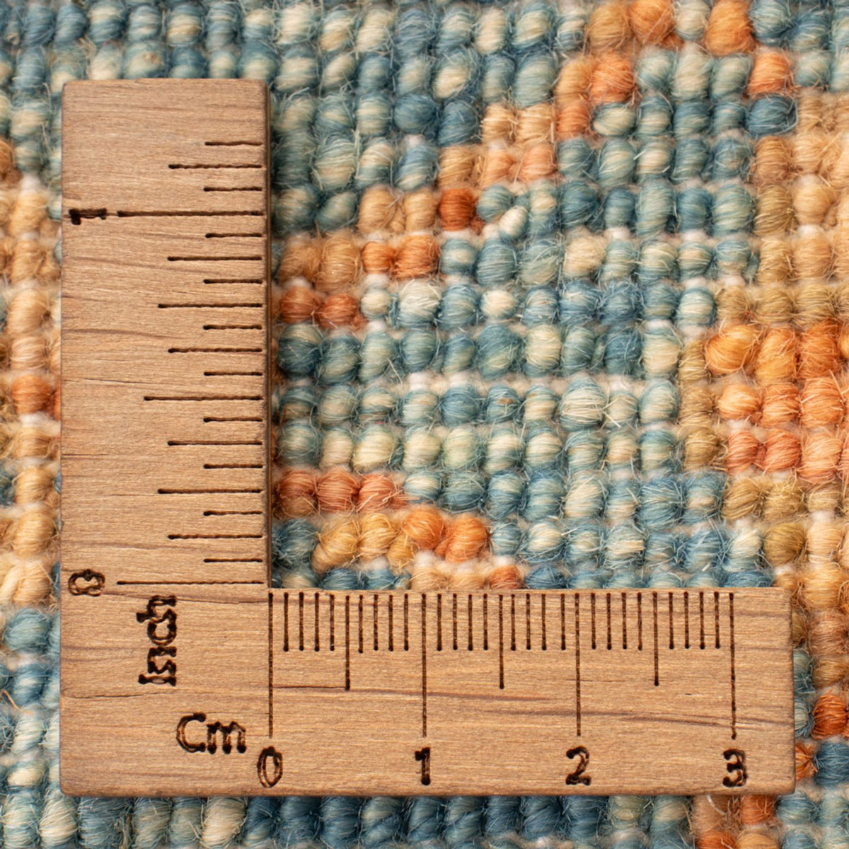 Ziegler Teppich - 76 x 52 cm - türkis