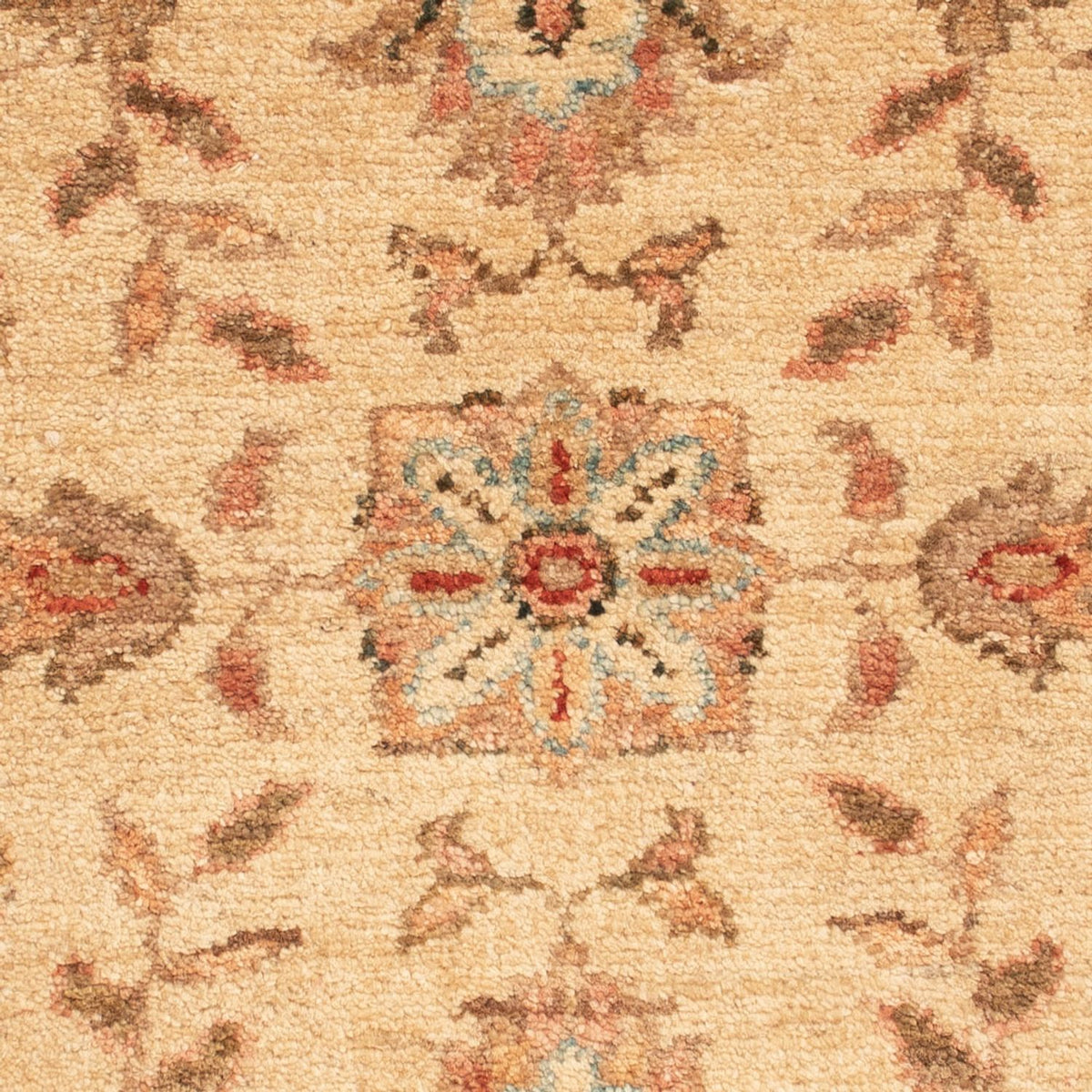 Ziegler Teppich quadratisch  - 70 x 69 cm - beige