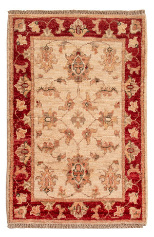 Ziegler Teppich - 75 x 52 cm - beige