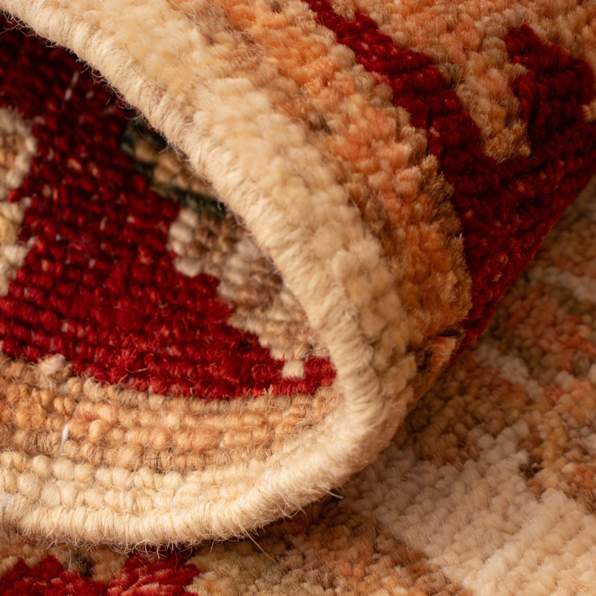 Ziegler Teppich - 75 x 52 cm - beige