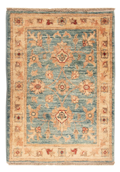 Ziegler Teppich 51x71cm - Orientteppich - türkis