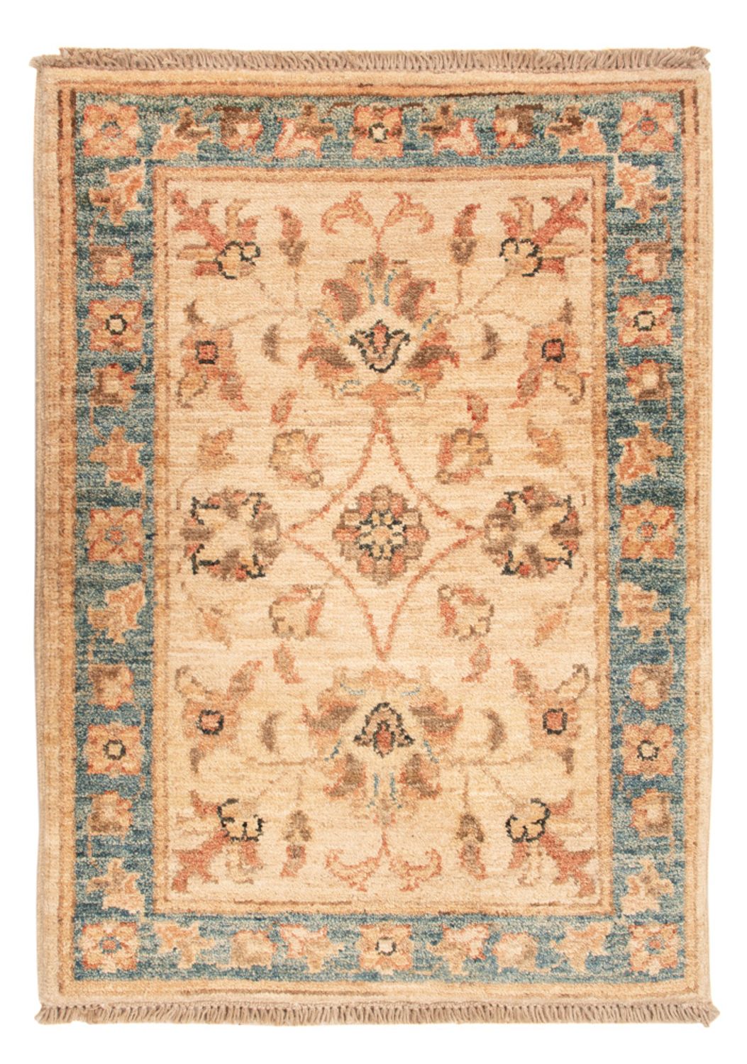 Ziegler Teppich - 72 x 52 cm - beige