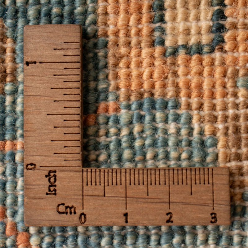 Ziegler Teppich - 70 x 50 cm - blau