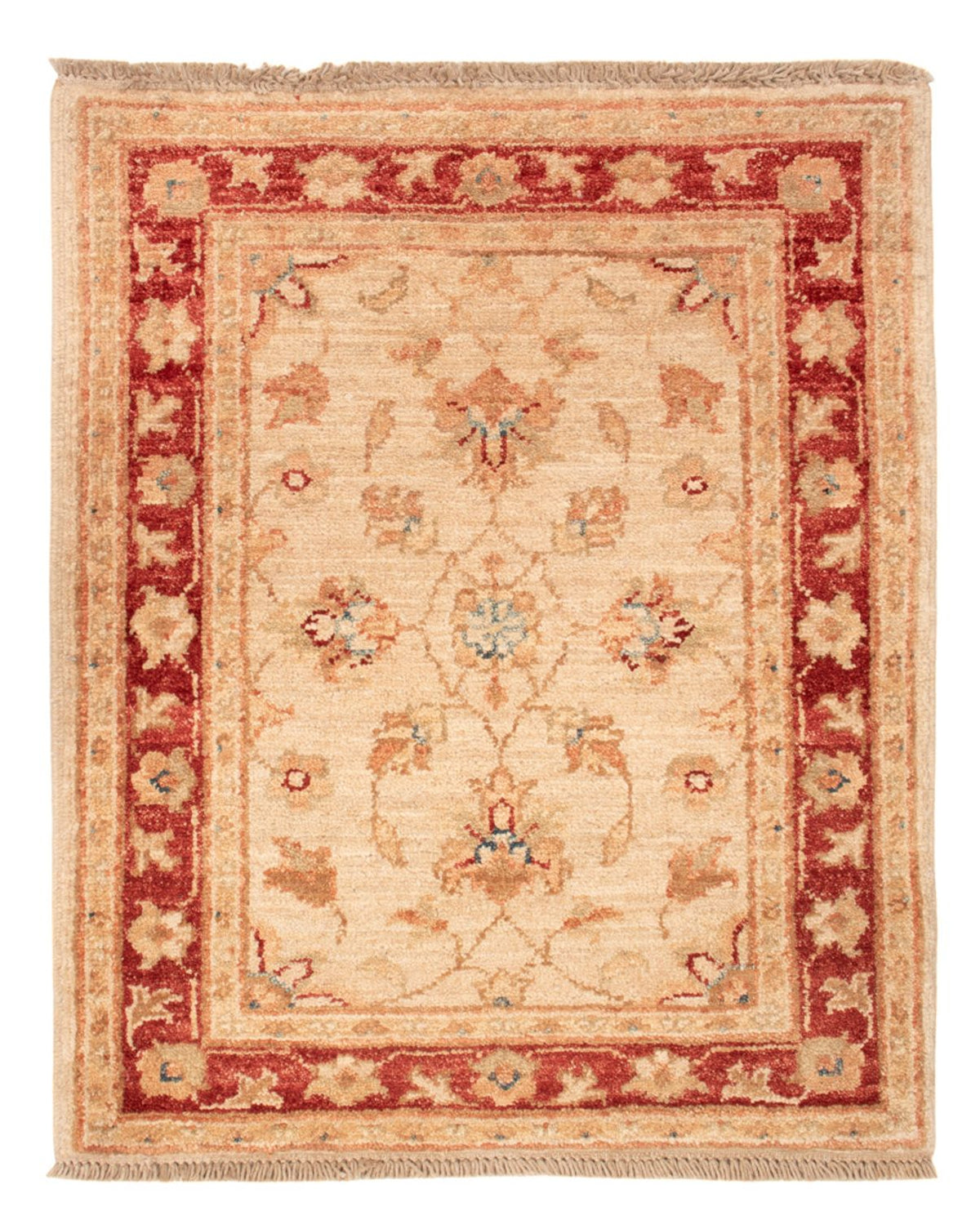Ziegler Teppich - 65 x 53 cm - beige