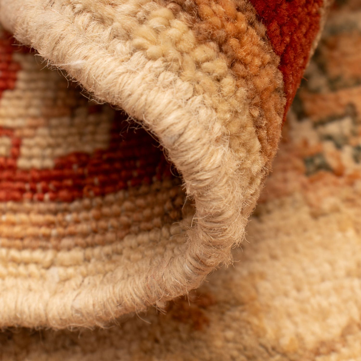 Ziegler Teppich - 63 x 55 cm - beige