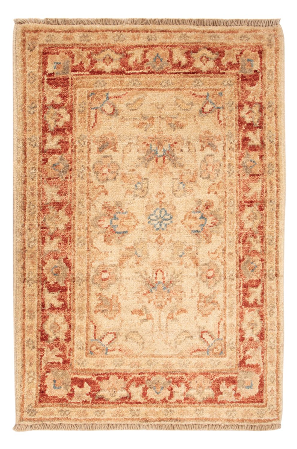 Ziegler Teppich - 75 x 49 cm - beige