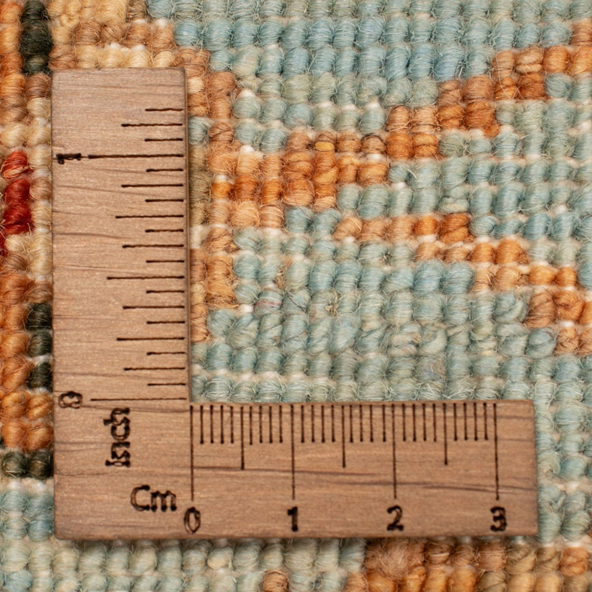 Ziegler Teppich - 66 x 50 cm - blau